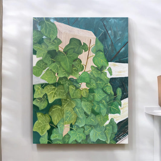 Ivy at the Cottage - Botanical Oil Painting | Shannon James