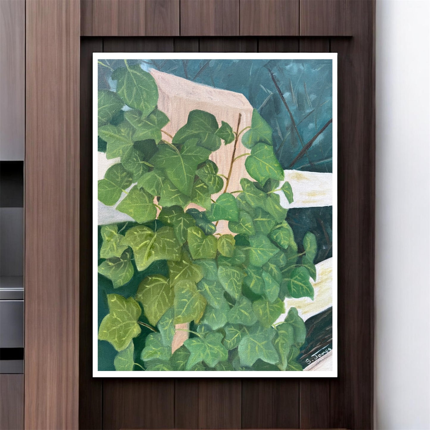 Ivy at the Cottage - Botanical Floral Giclee Print | Shannon James