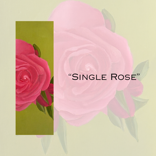 Single Rose - Bookmark
