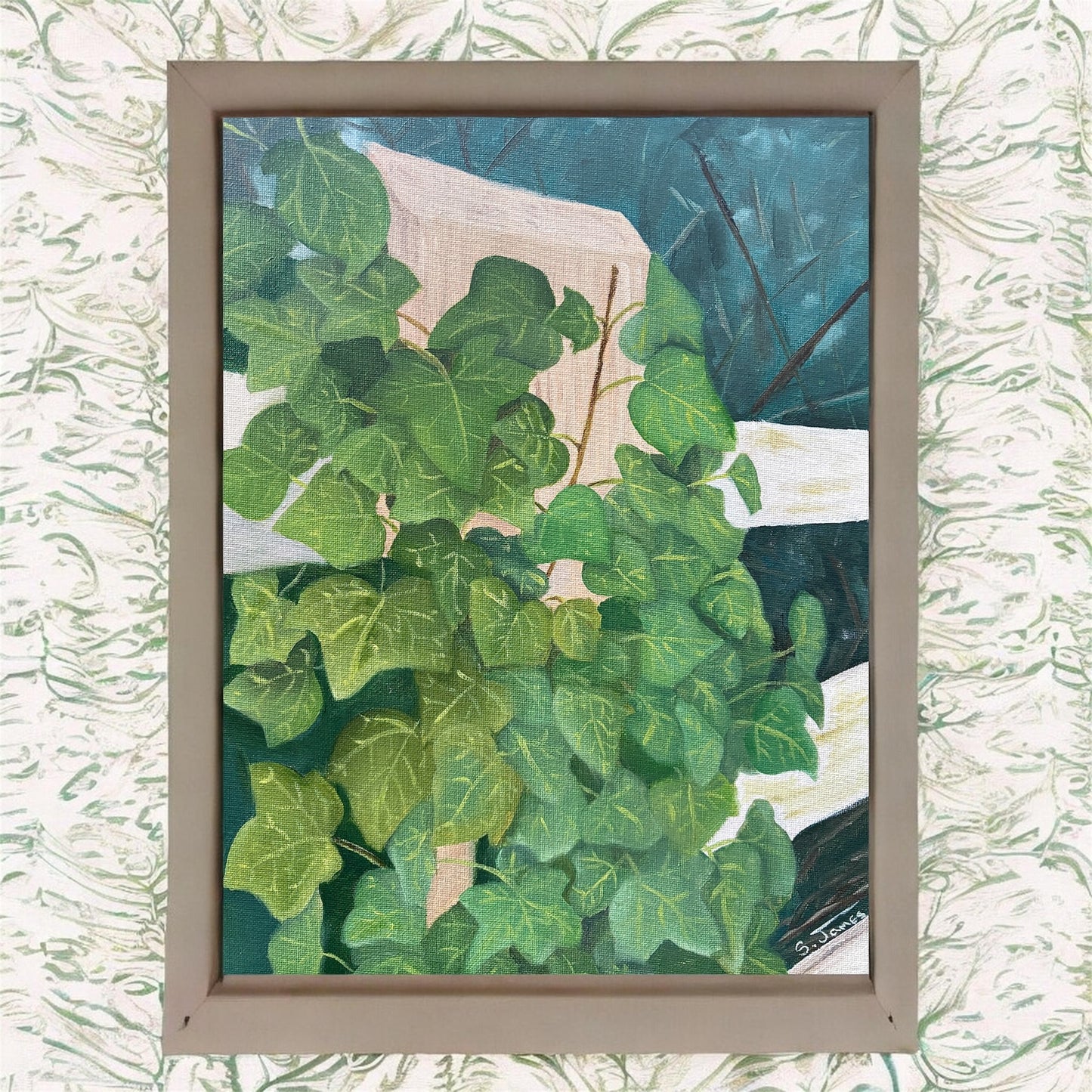 Ivy at the Cottage - Botanical Oil Painting | Shannon James