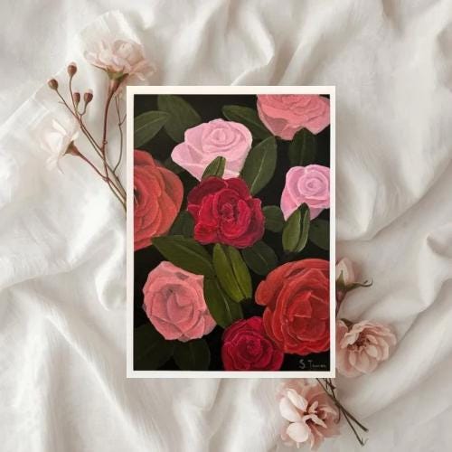 Roses of Reverie - Floral Giclee Print | Shannon James