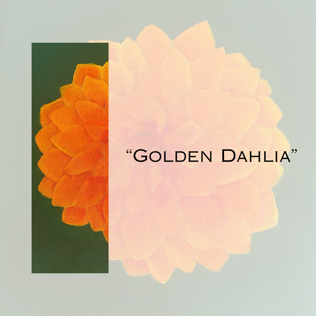 Golden Dahlia - Bookmark