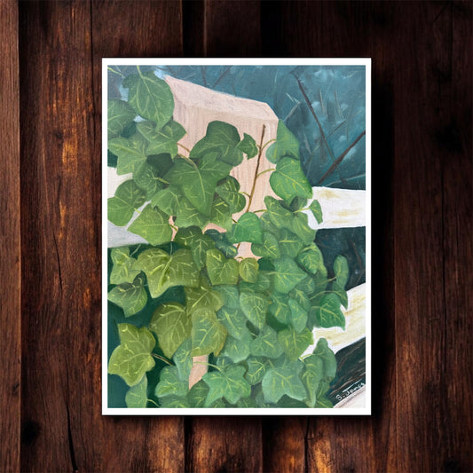 Ivy at the Cottage - Botanical Floral Giclee Print | Shannon James