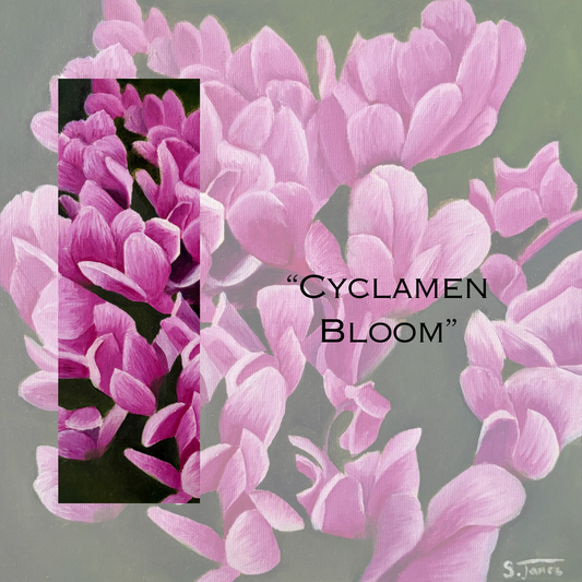 Cyclamen Bloom - Bookmark