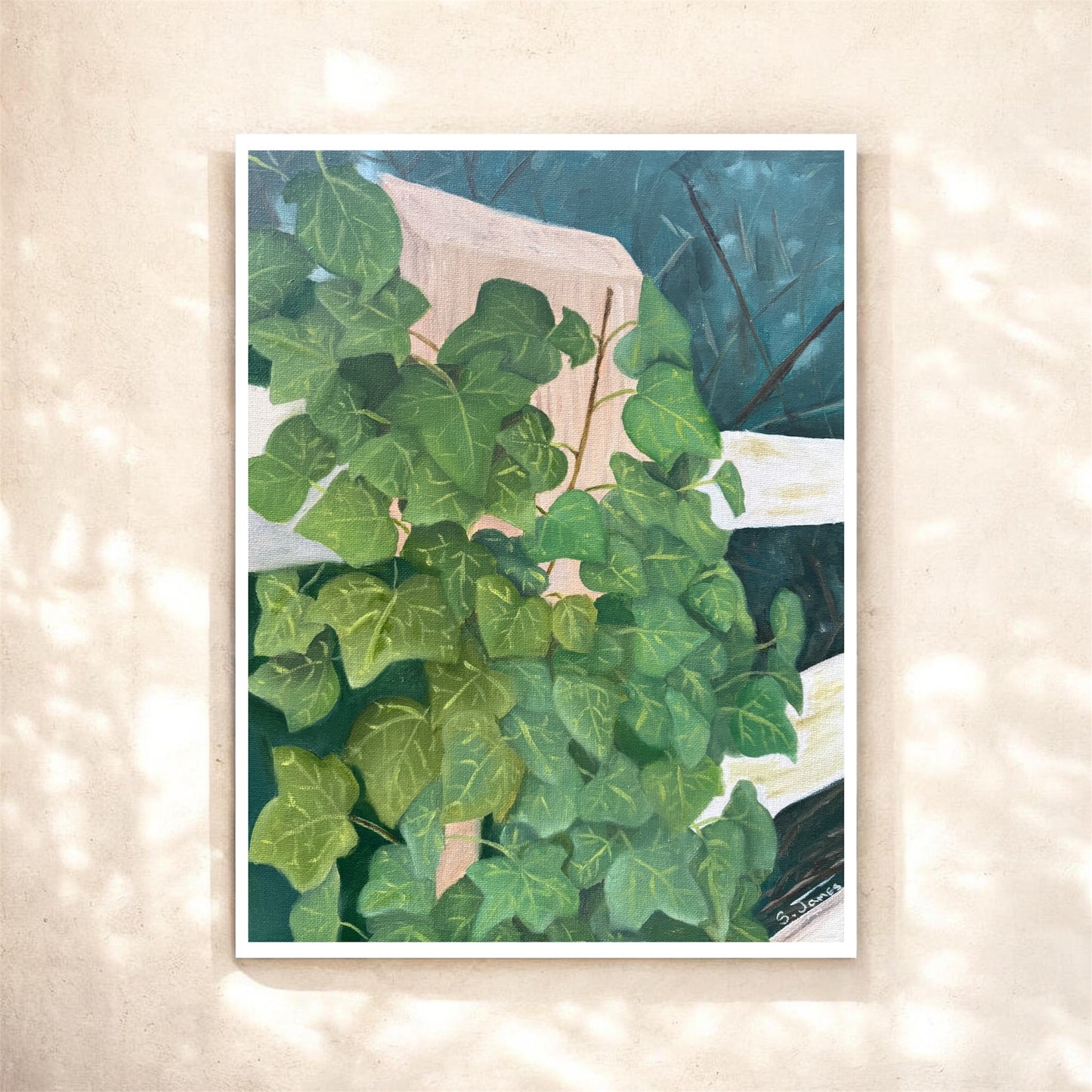 Ivy at the Cottage - Botanical Floral Giclee Print | Shannon James