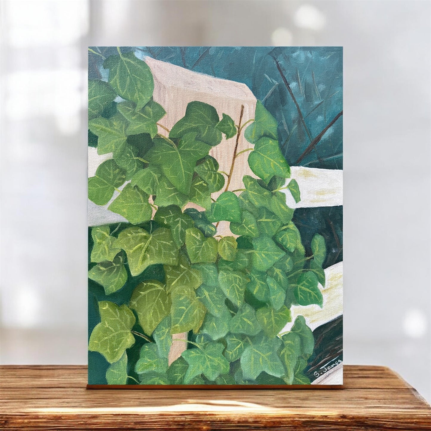 Ivy at the Cottage - Botanical Oil Painting | Shannon James
