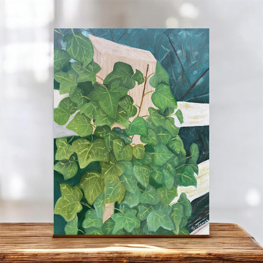 Ivy at the Cottage - Botanical Oil Painting | Shannon James