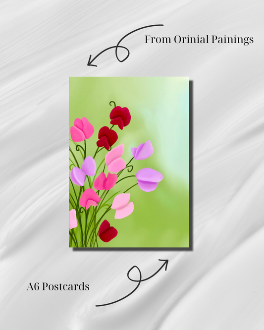 Sweet Pea - Postcard