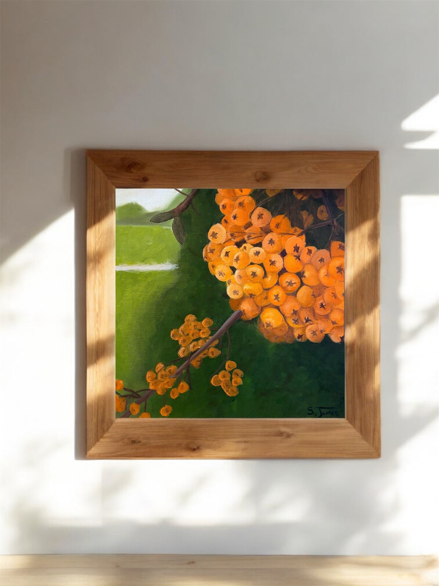 Firethorn - Botanical Oil Painting | Shannon James