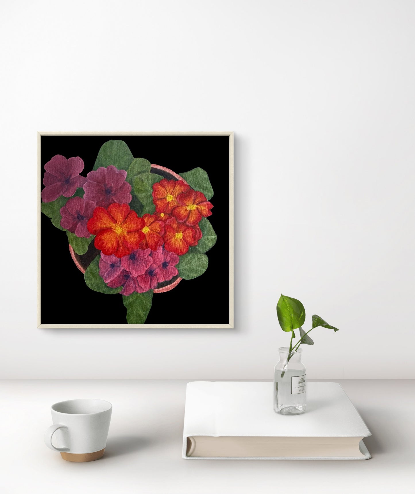 Primrose 1 - Botanical Oil Painting | Shannon James
