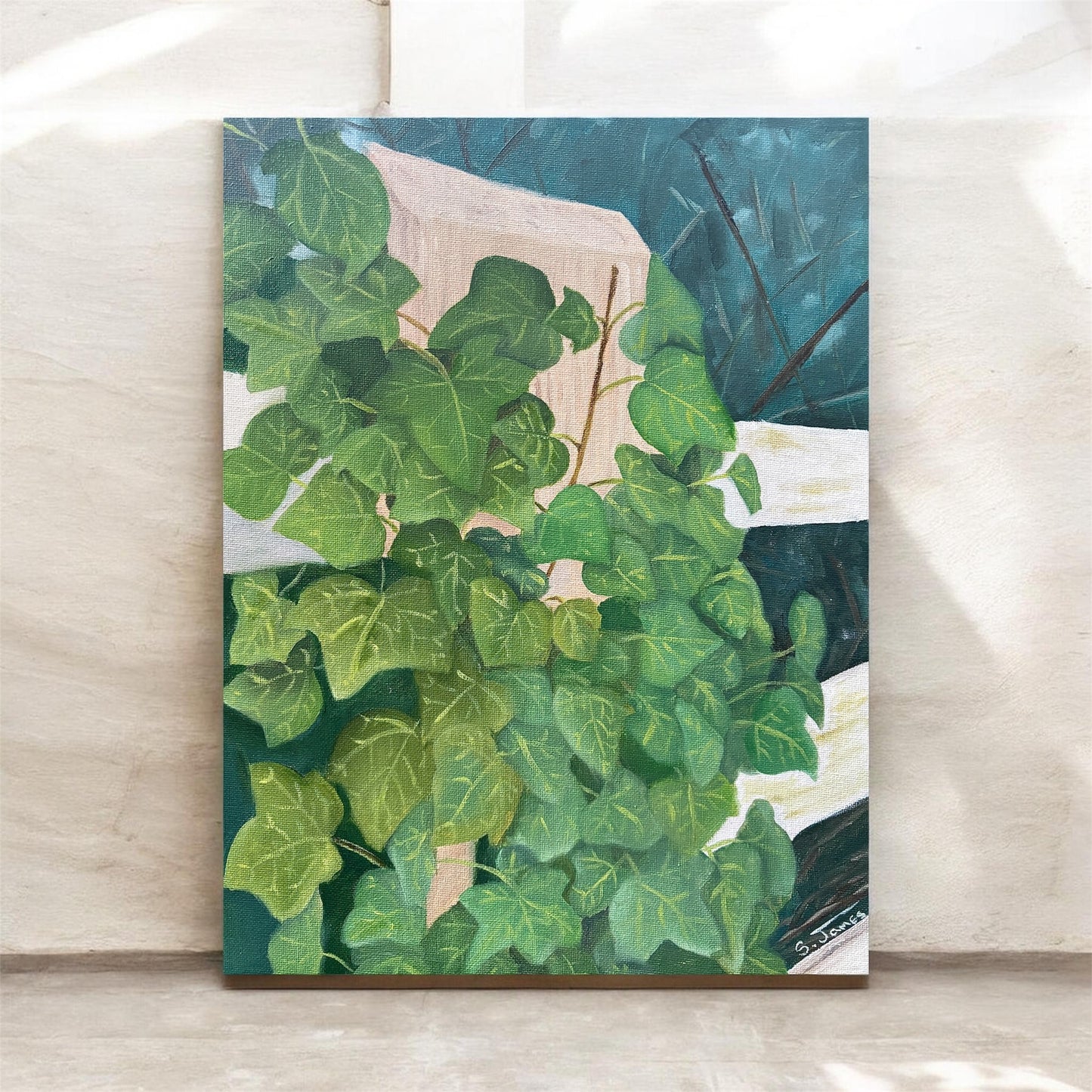 Ivy at the Cottage - Botanical Oil Painting | Shannon James