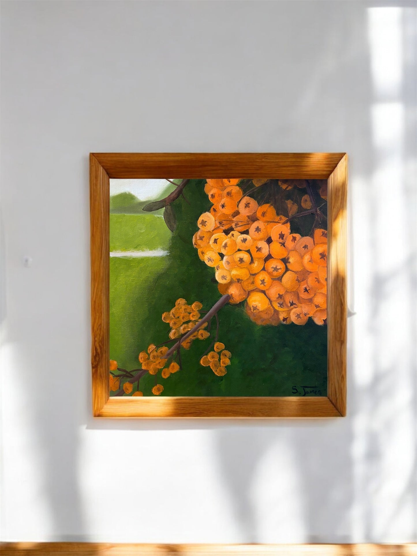 Firethorn - Botanical Oil Painting | Shannon James