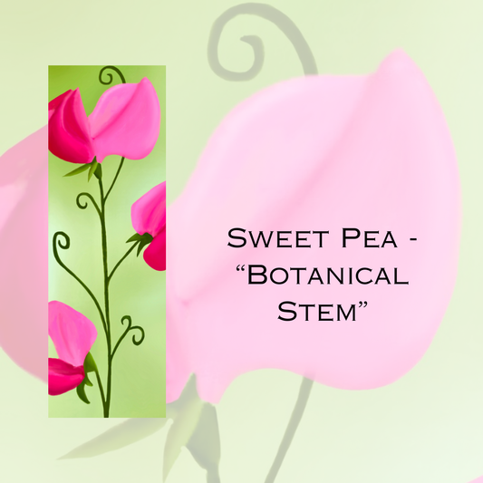 Sweet Pea - “Botanical Stem” - Bookmark