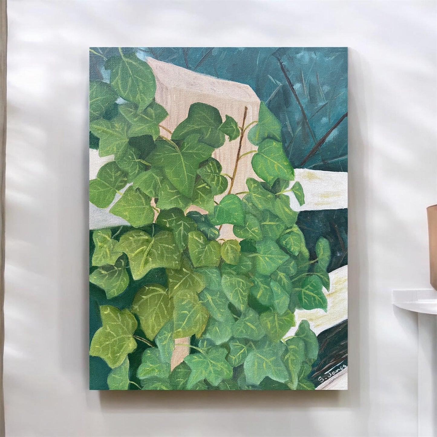 Ivy at the Cottage - Botanical Oil Painting | Shannon James