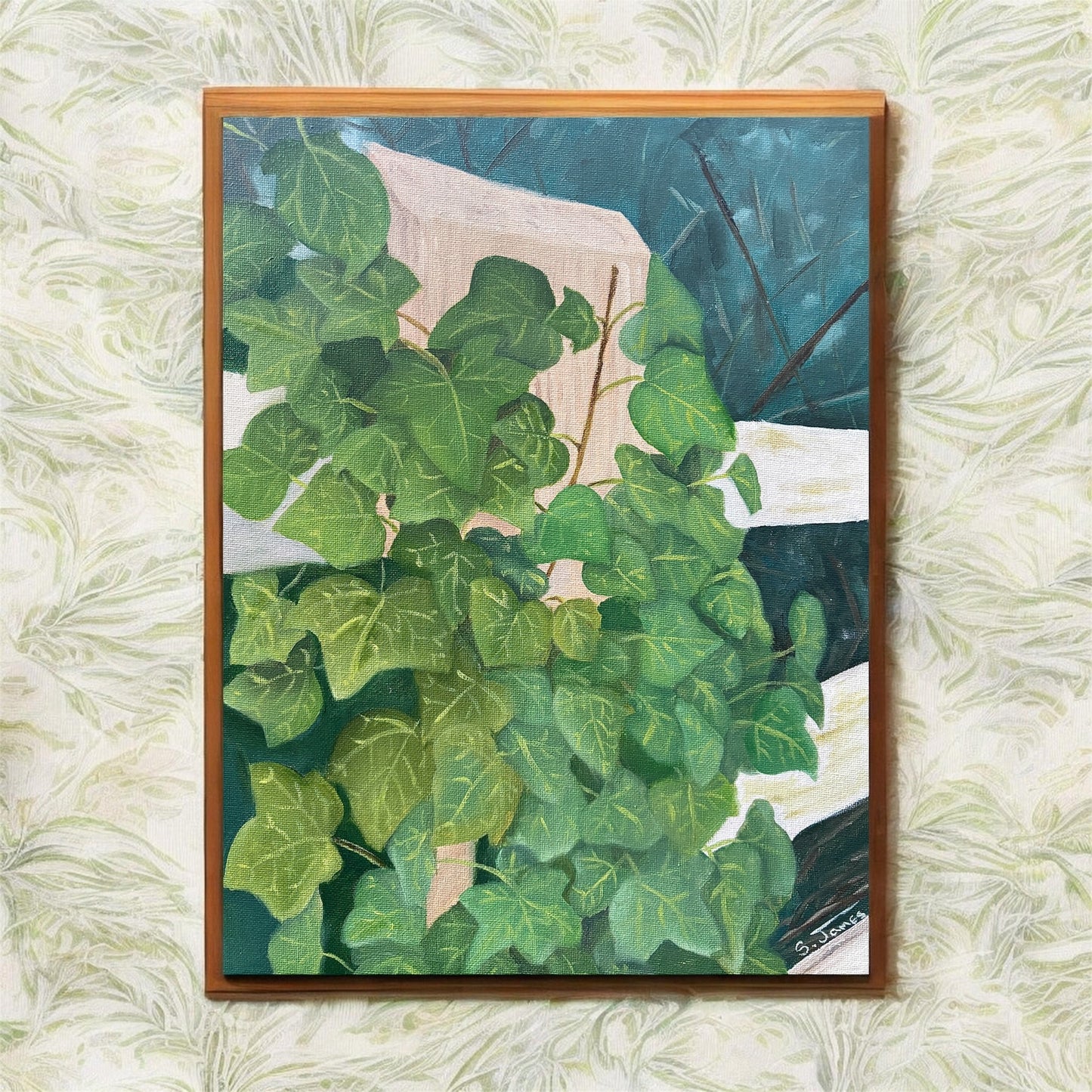 Ivy at the Cottage - Botanical Oil Painting | Shannon James