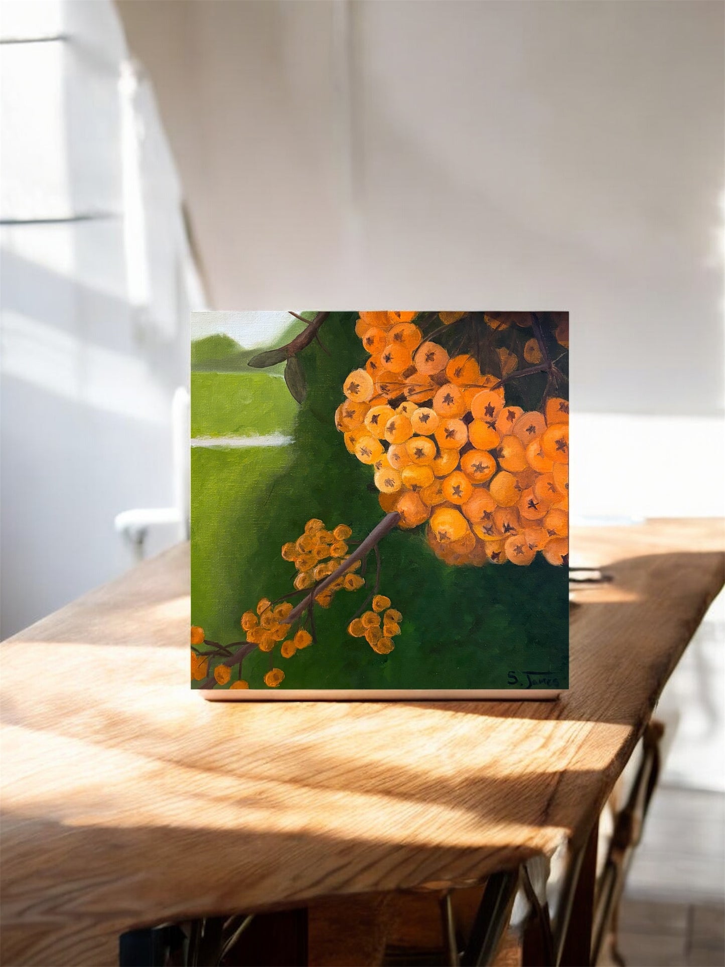 Firethorn - Botanical Oil Painting | Shannon James