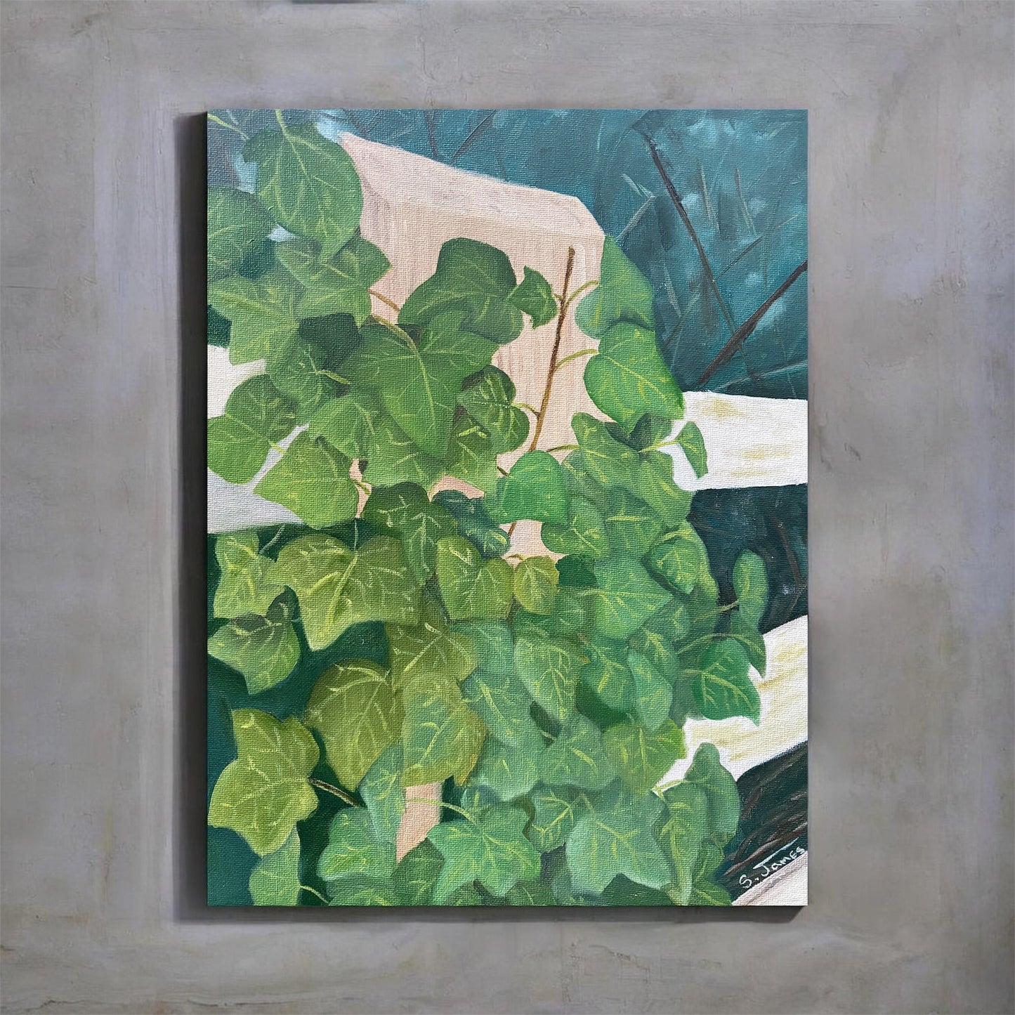 Ivy at the Cottage - Botanical Oil Painting | Shannon James