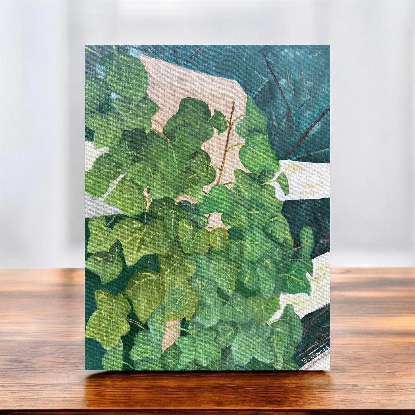 Ivy at the Cottage - Botanical Oil Painting | Shannon James