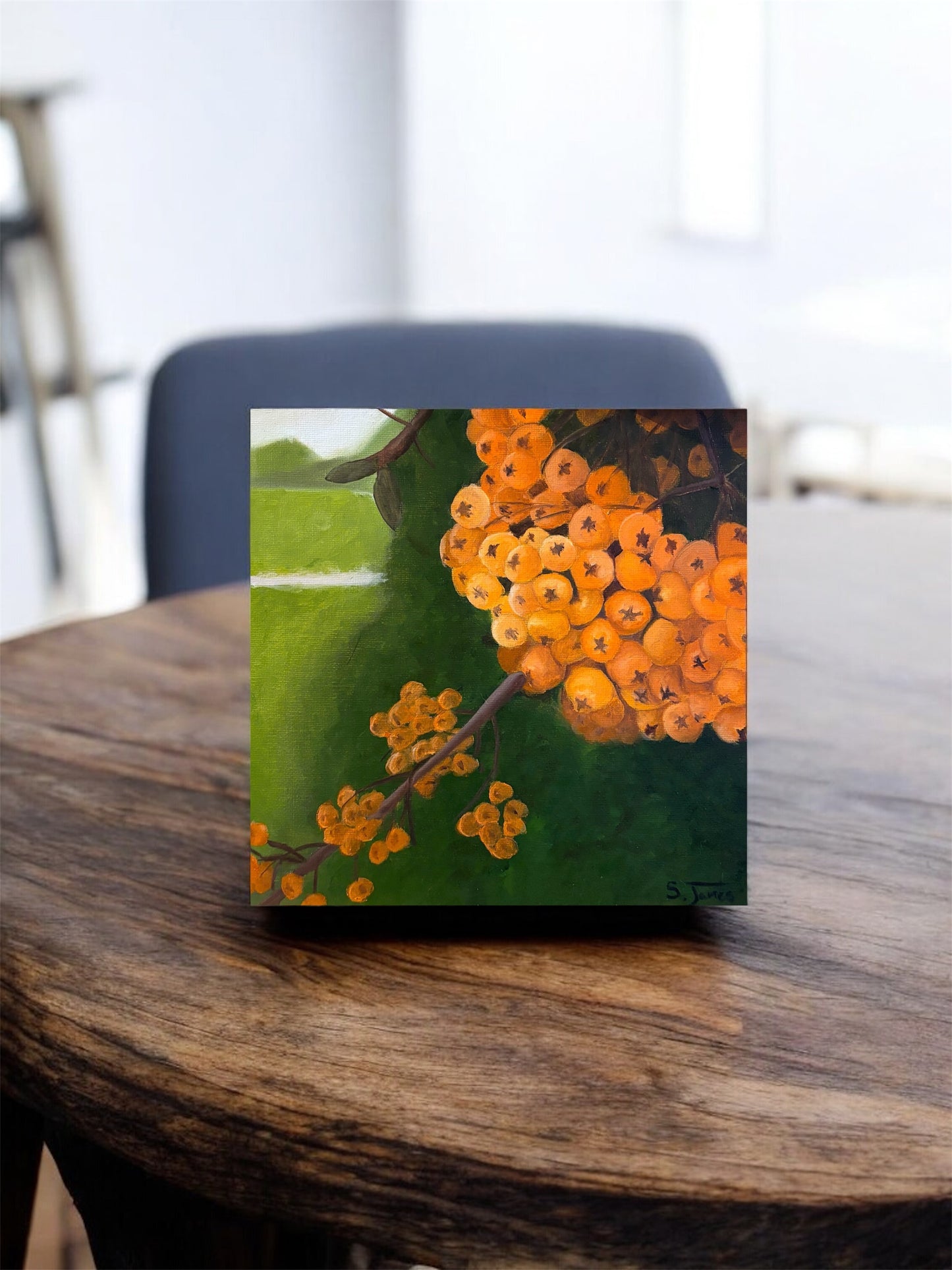 Firethorn - Botanical Oil Painting | Shannon James