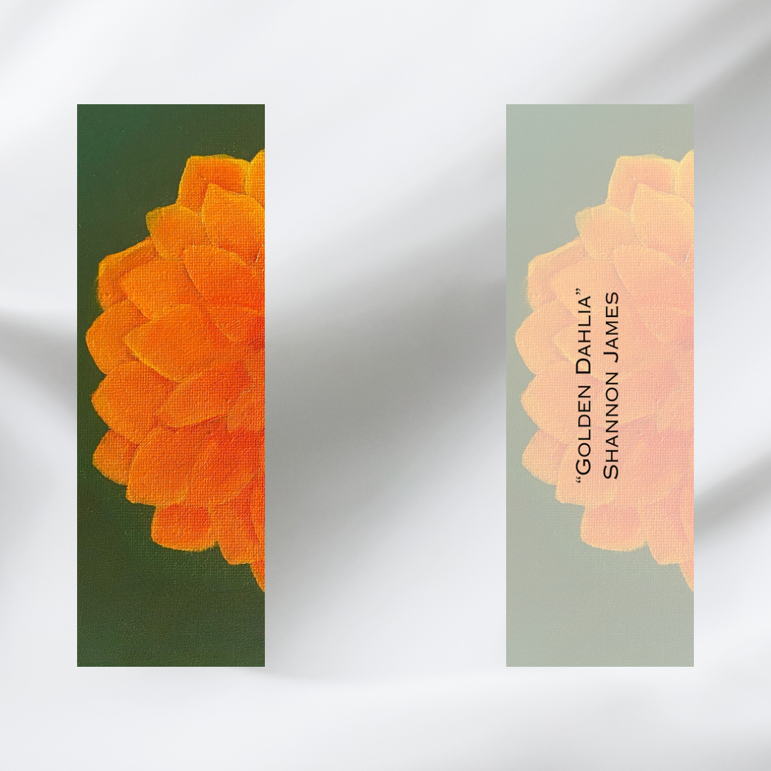 Golden Dahlia - Bookmark
