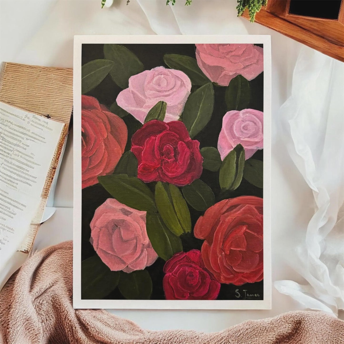 Roses of Reverie - Floral Giclee Print | Shannon James